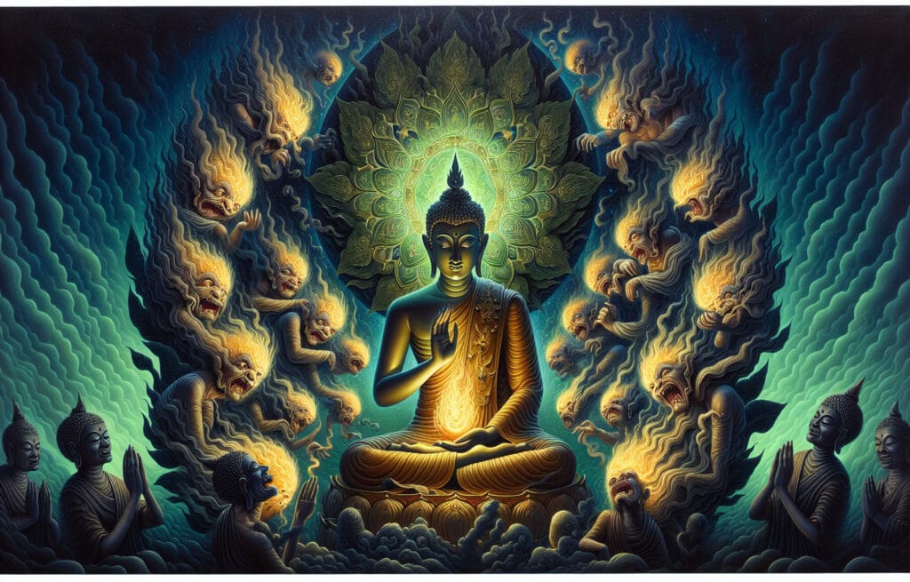 ชัยชนะเหนือพญามาร: วิธีเอาชนะอุปสรรคในใจตามแบบพระพุทธเจ้า coverblog 78