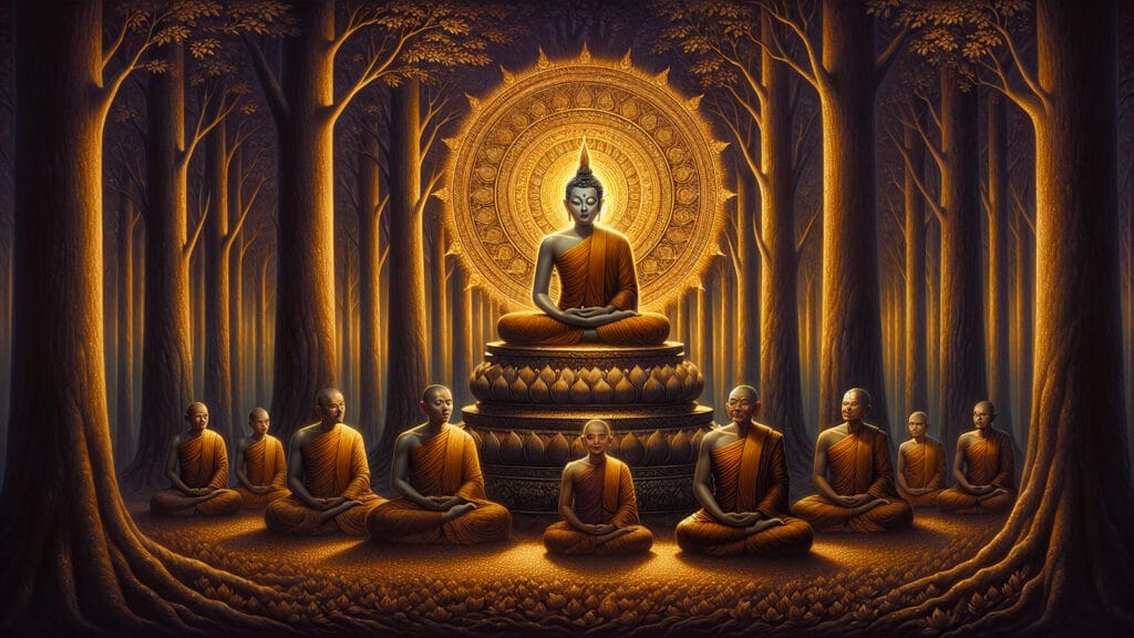 ปฐมเทศนา ณ ป่าอิสิปตนมฤคทายวัน: จุดเริ่มต้นของกงล้อแห่งธรรม coverblog 80