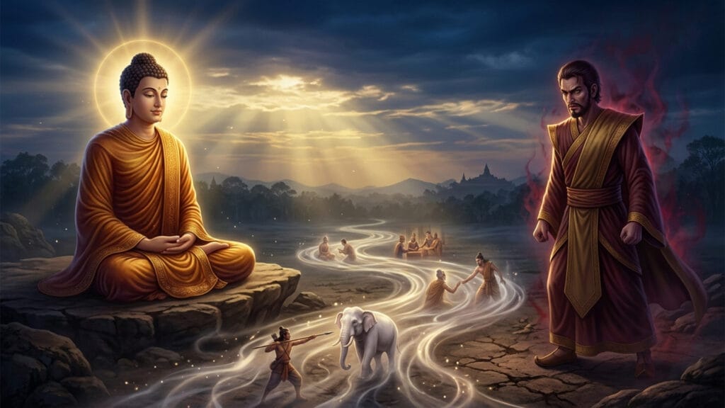 คู่อริในอดีตชาติ: ทำไมพระเทวทัตจึงจองเวรพระพุทธเจ้าทุกชาติ coverblog