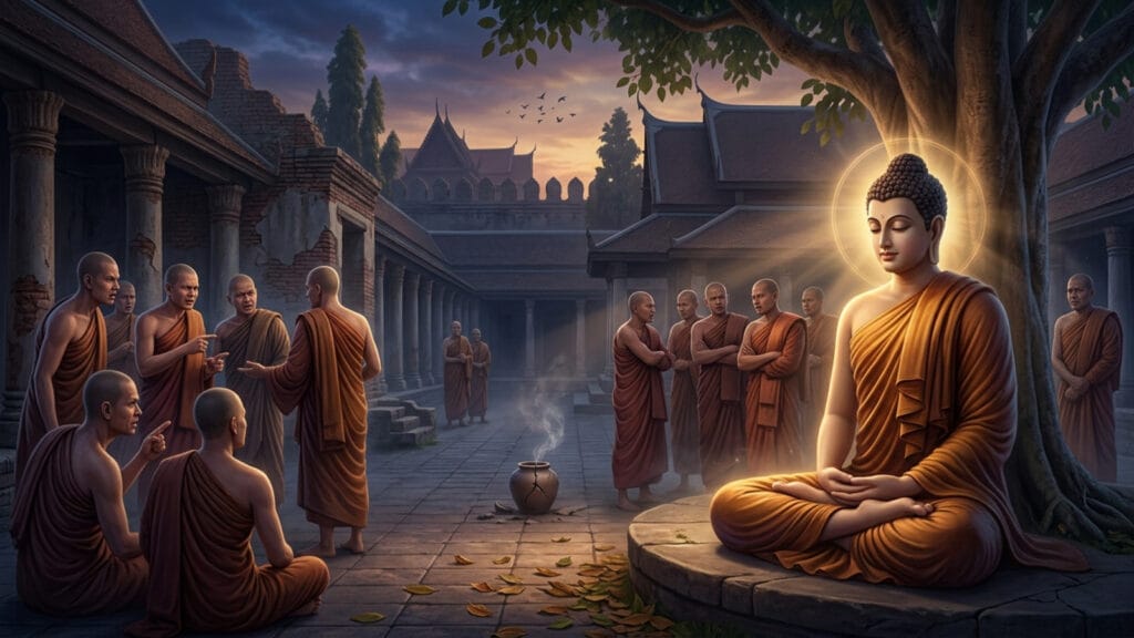 การทะเลาะกันของพระสงฆ์ที่เมืองโกสัมพี: บทเรียนเรื่องความสามัคคี coverblog 11