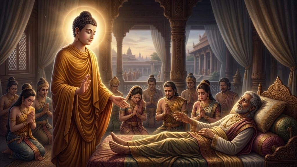 ความตายของพระเจ้าสุทโธทนะ: การดูแลพ่อแม่ในวาระสุดท้าย coverblog 16