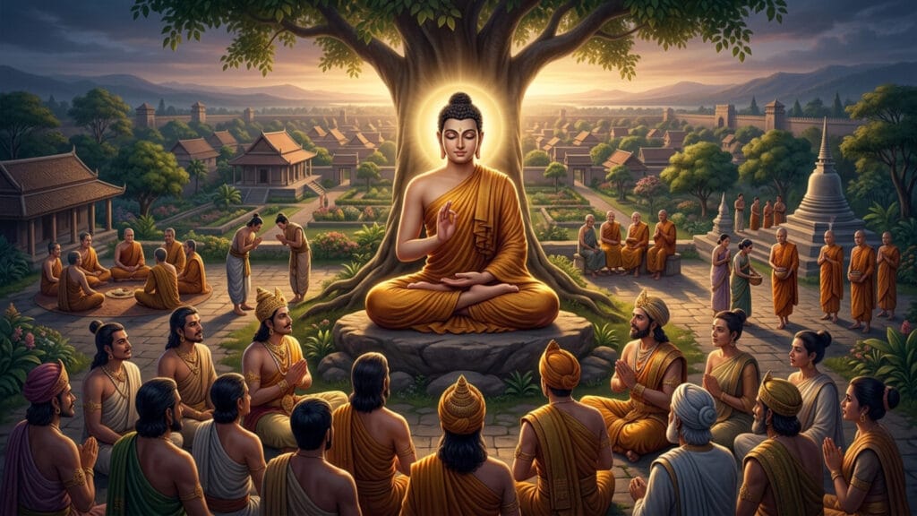 พระพุทธเจ้ากับเรื่องการเมือง: คำสอนเรื่องอปริหานิยธรรม 7 coverblog 28