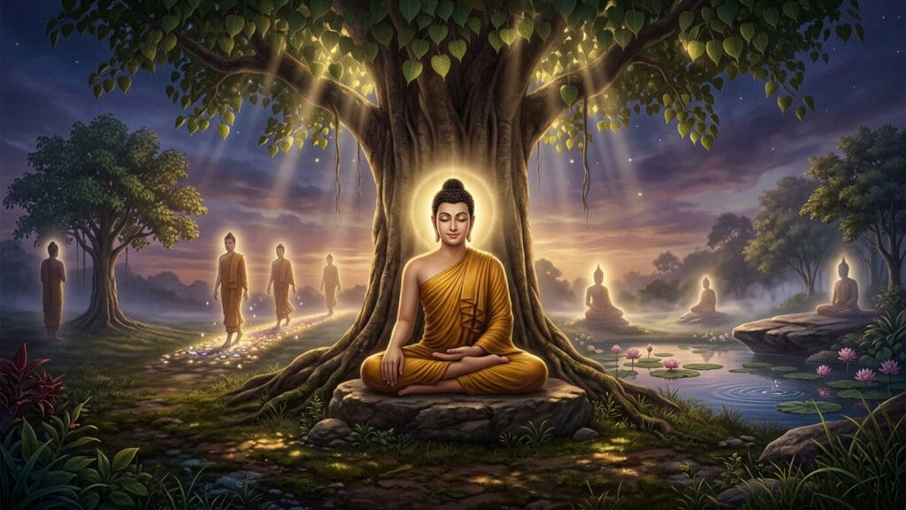 การเสวยวิมุตติสุข 7 สัปดาห์: ช่วงเวลาหลังการบรรลุธรรม coverblog 3