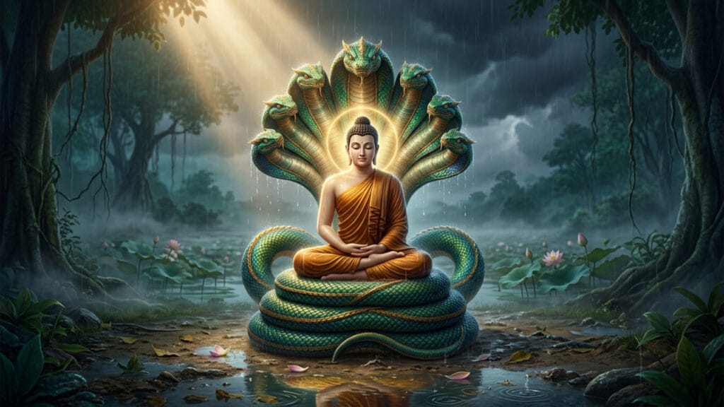 พญานาคมุจลินท์: ความหมายของการปกป้องผู้บำเพ็ญธรรม coverblog 4