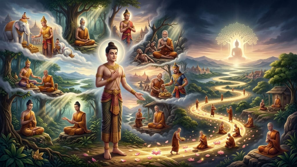 บารมี 30 ทัศ: ขั้นตอนการสะสมความดีก่อนมาเป็นพระพุทธเจ้า coverblog 42