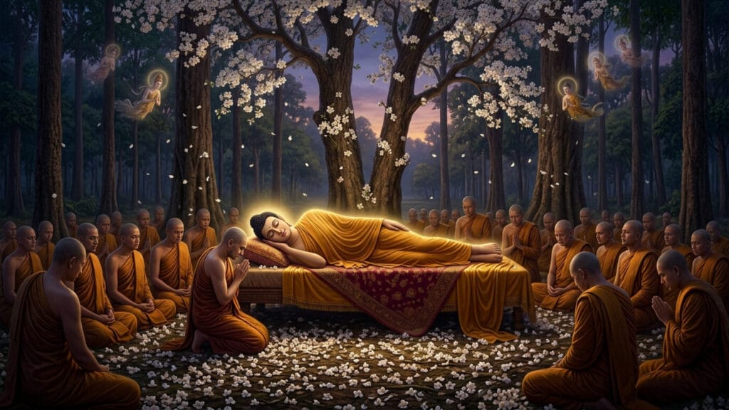 มหาปรินิพพานสูตร: คัมภีร์ที่บันทึกช่วงเวลาสุดท้ายของศาสดา coverblog 44