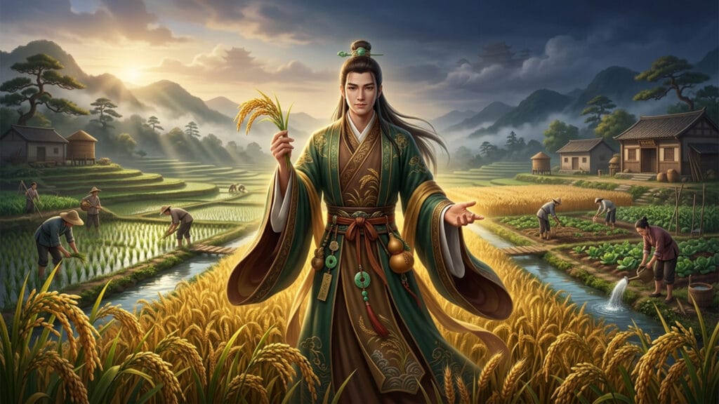 เทพเจ้ายี่เอ๋อ ผู้ประทานความอุดมสมบูรณ์ในพืชพันธุ์ธัญญาหาร coverblog 8
